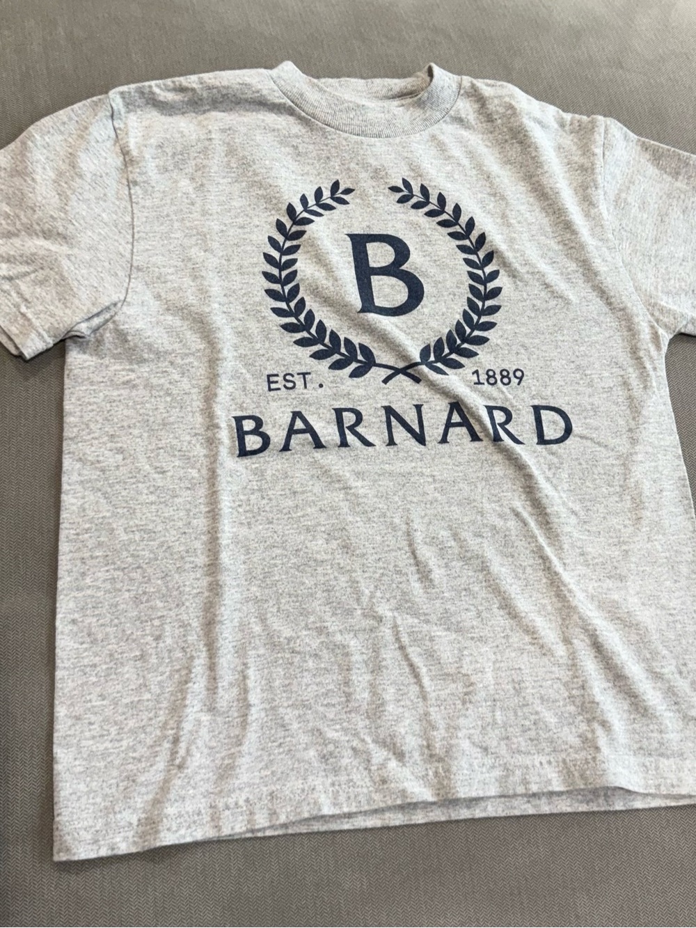 Official Barnard College Light Gray T-Shirt